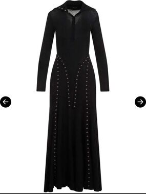 Simone Rocha ribbed knit Maxi Dress